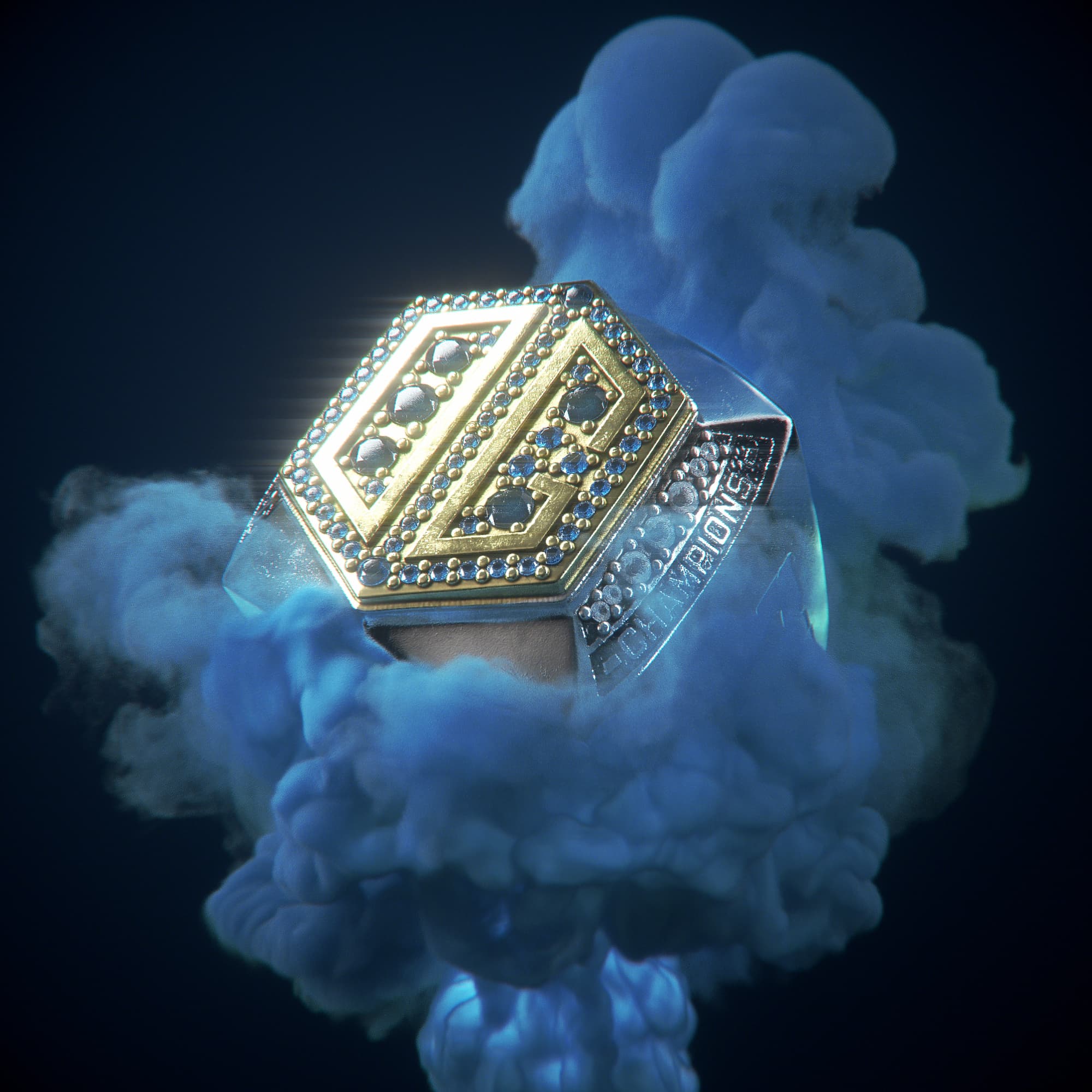 Blue Dota 2 Ring Still #115/206